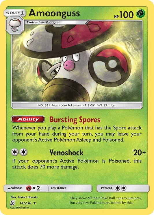 Image for Amoonguss (14/236) (SM - Unified Minds) - Pokemon