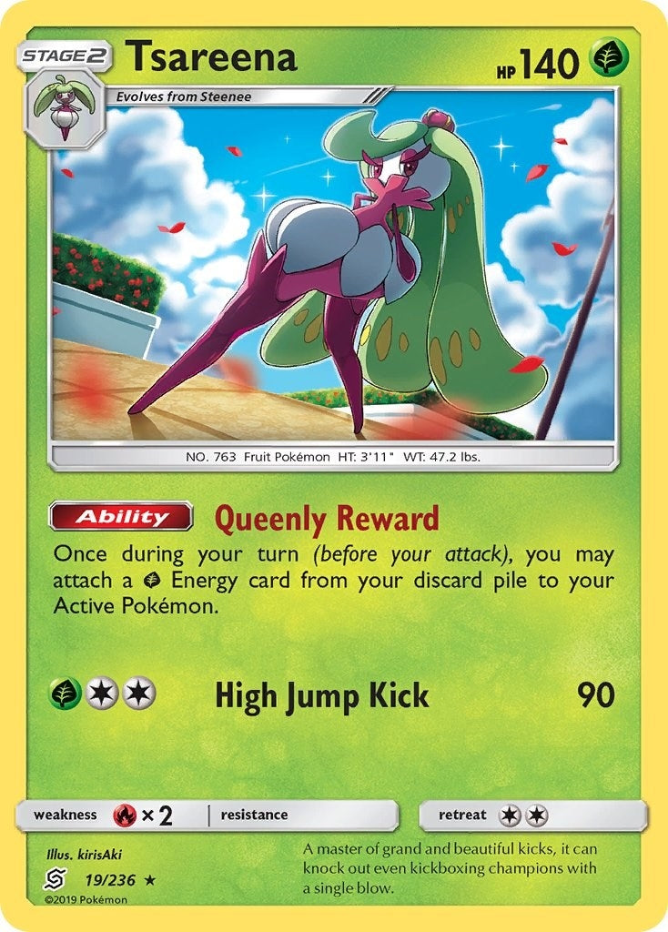 Image for Tsareena (19/236) (SM - Unified Minds) - Pokemon