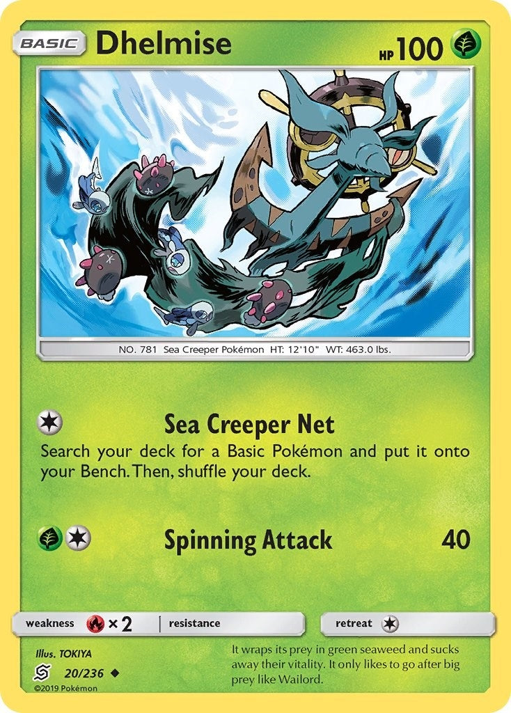 Image for Dhelmise (20/236) (SM - Unified Minds) - Pokemon