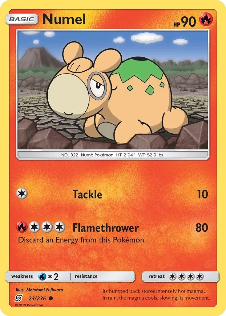 Image for Numel (23/236) (SM - Unified Minds) - Pokemon