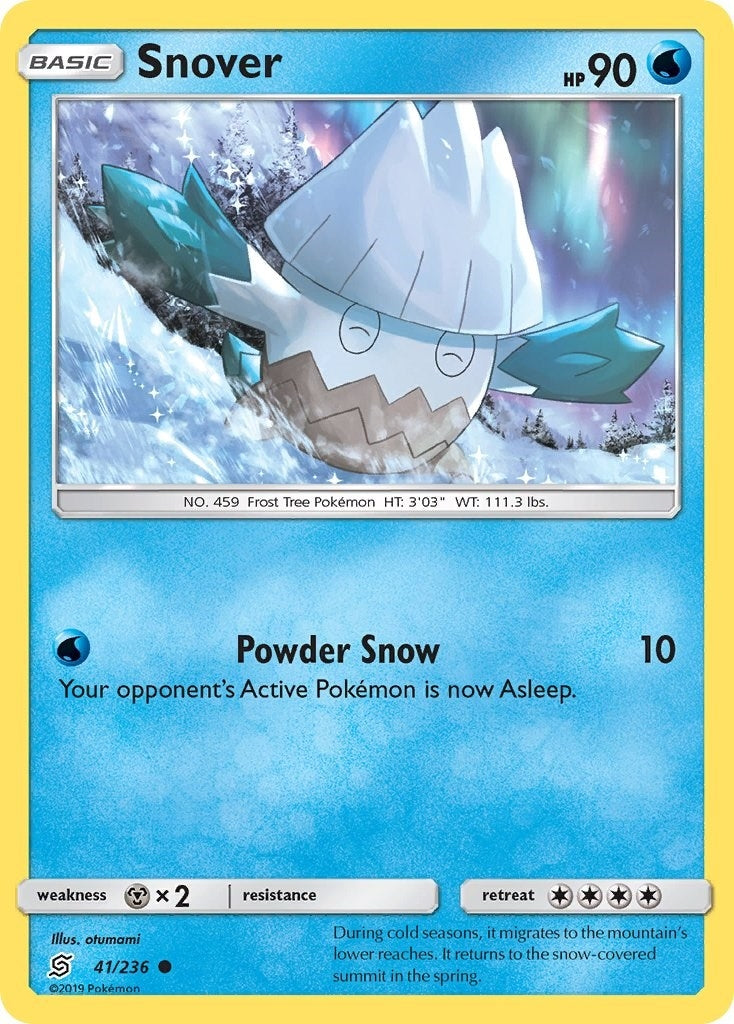 Image for Snover (41/236) (SM - Unified Minds) - Pokemon