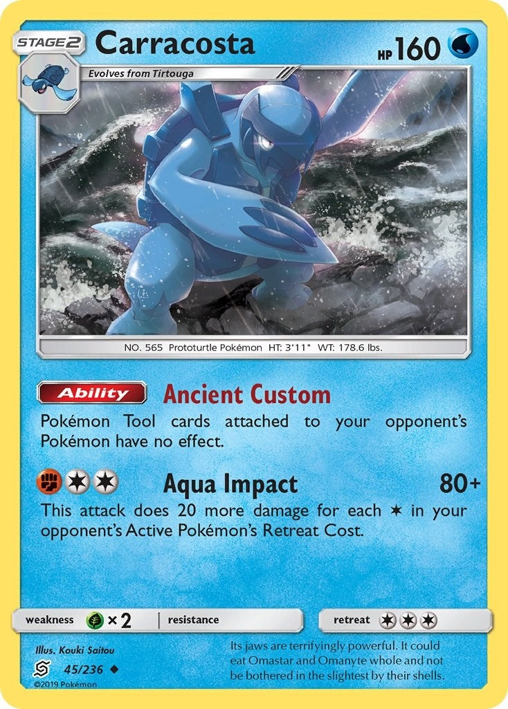 Image for Carracosta (45/236) (SM - Unified Minds) - Pokemon