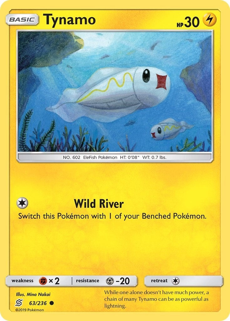 Image for Tynamo (63) (63/236) (SM - Unified Minds) - Pokemon