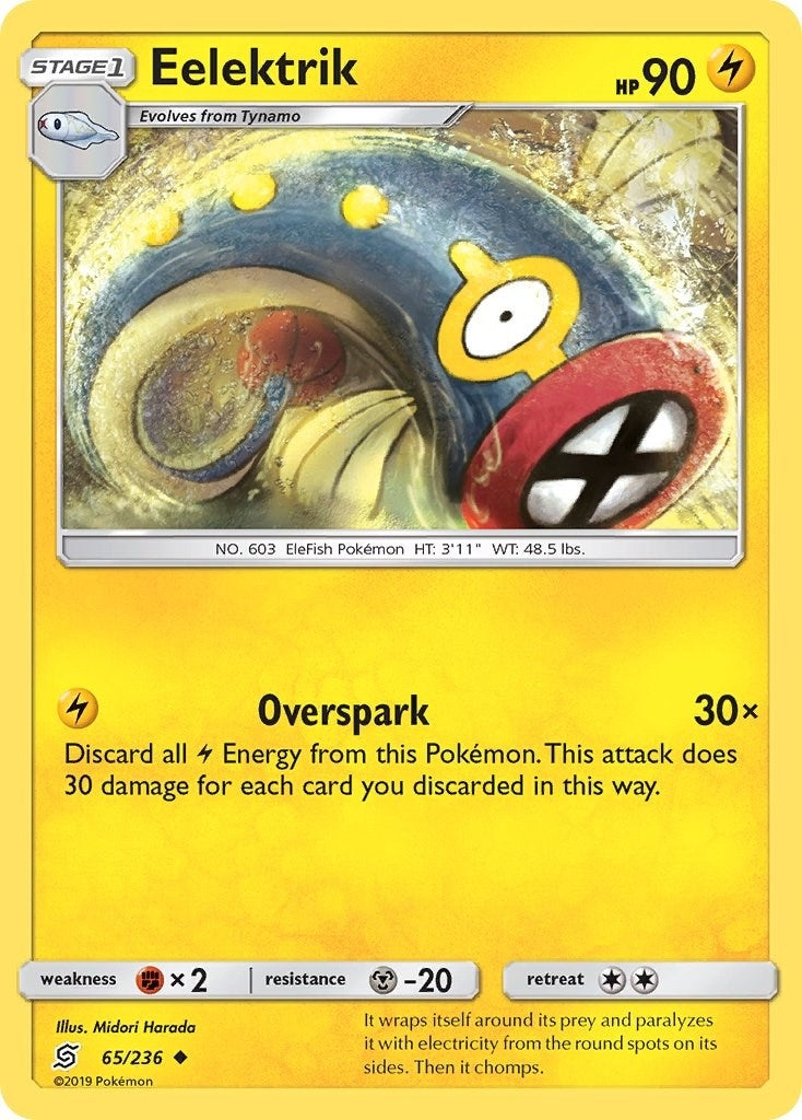 Image for Eelektrik (65/236) (SM - Unified Minds) - Pokemon