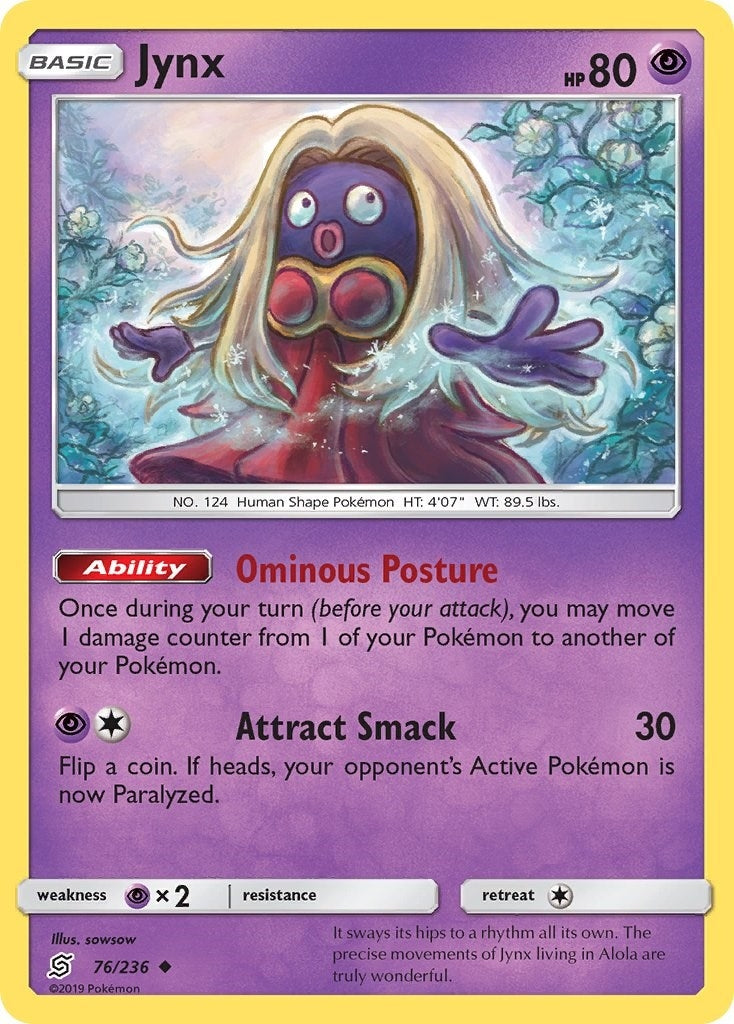 Image for Jynx (76/236) (SM - Unified Minds) - Pokemon