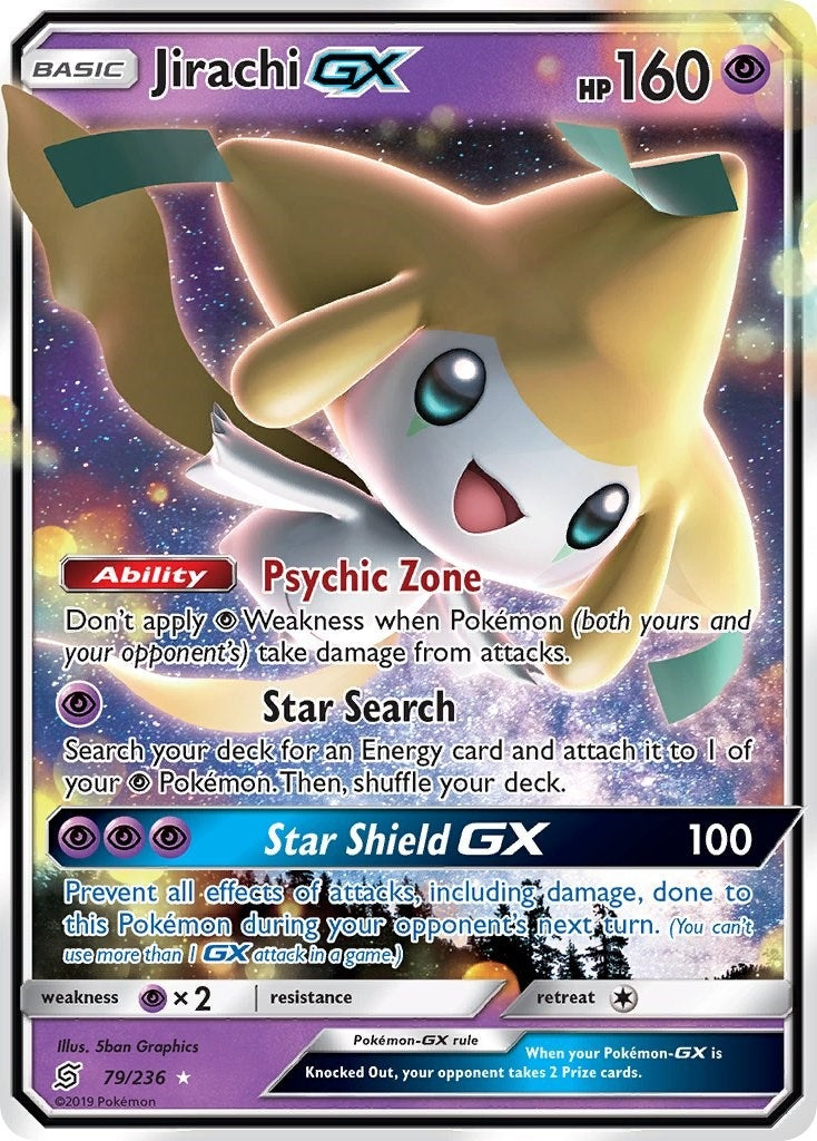 Image for Jirachi GX (79/236) (SM - Unified Minds) - Pokemon