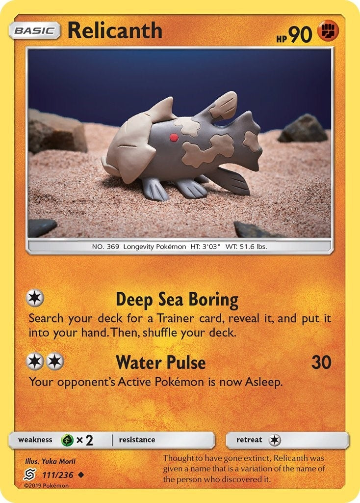 Image for Relicanth (111/236) (SM - Unified Minds) - Pokemon
