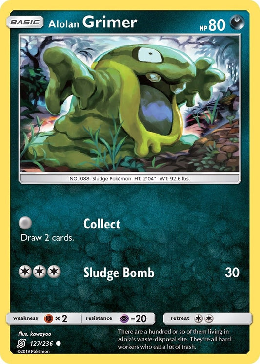 Image for Alolan Grimer (127/236) (SM - Unified Minds) - Pokemon
