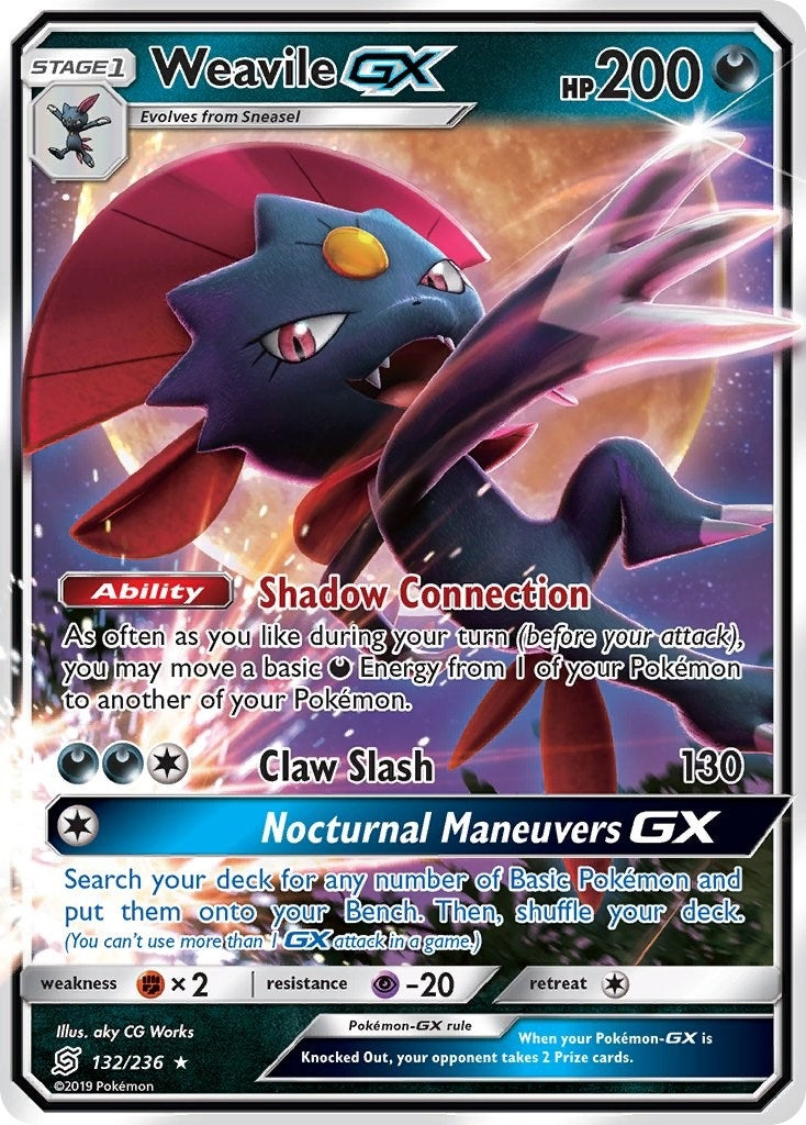 Image for Weavile GX (132/236) (SM - Unified Minds) - Pokemon