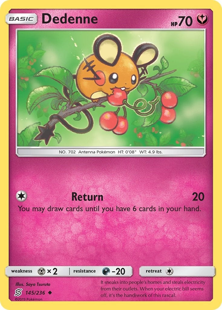 Image for Dedenne (145/236) (SM - Unified Minds) - Pokemon
