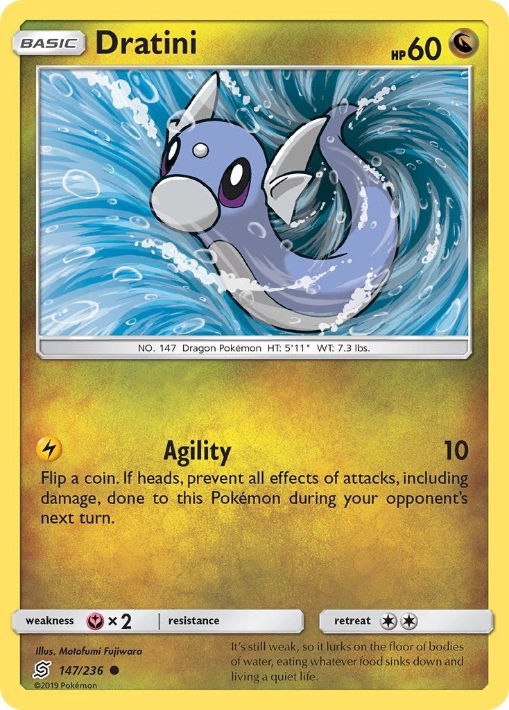 Image for Dratini (147) (147/236) (SM - Unified Minds) - Pokemon