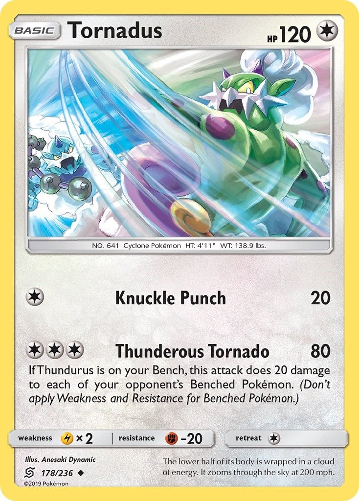 Image for Tornadus (178/236) (SM - Unified Minds) - Pokemon