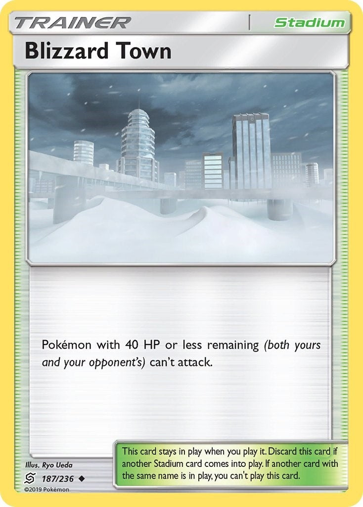 Image for Blizzard Town (187/236) (SM - Unified Minds) - Pokemon
