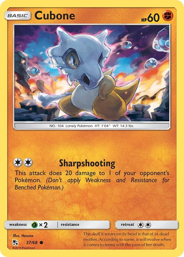 Image for Cubone (37/68) (Hidden Fates) - Pokemon