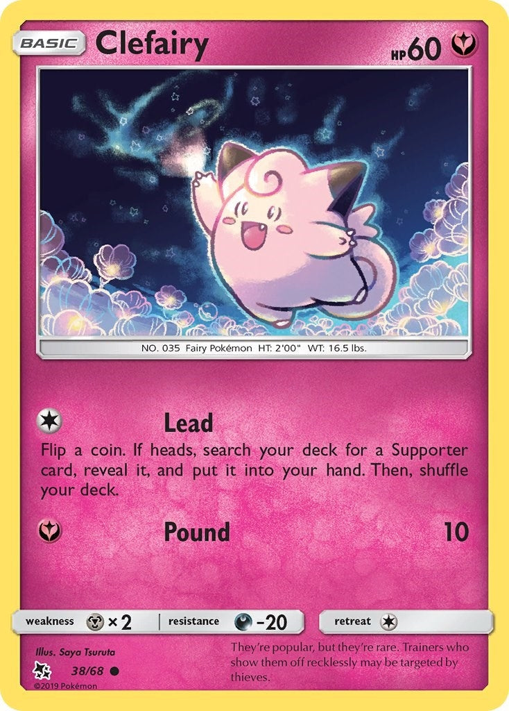 Image for Clefairy (38) (38/68) (Hidden Fates) - Pokemon