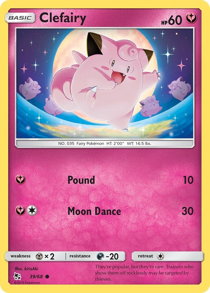 Image for Clefairy (39) (39/68) (Hidden Fates) - Pokemon