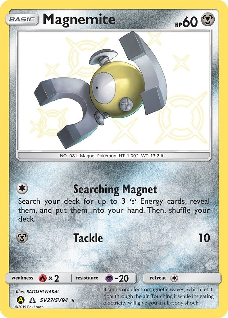 Image for Magnemite (SV27/SV94) (Hidden Fates: Shiny Vault) - Pokemon