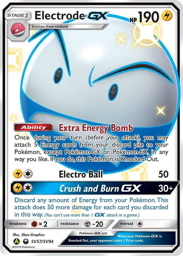 Image for Electrode GX (SV57/SV94) (Hidden Fates: Shiny Vault) - Pokemon