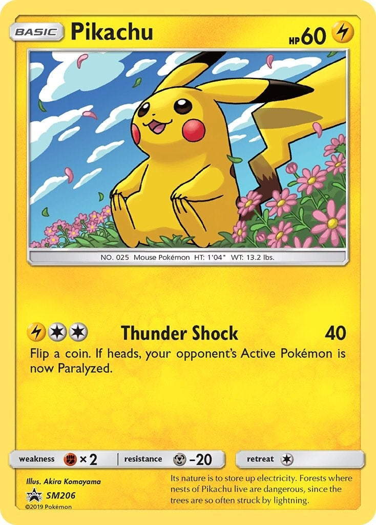 Image for Pikachu - SM206 (SM206) (SM Promos) - Pokemon