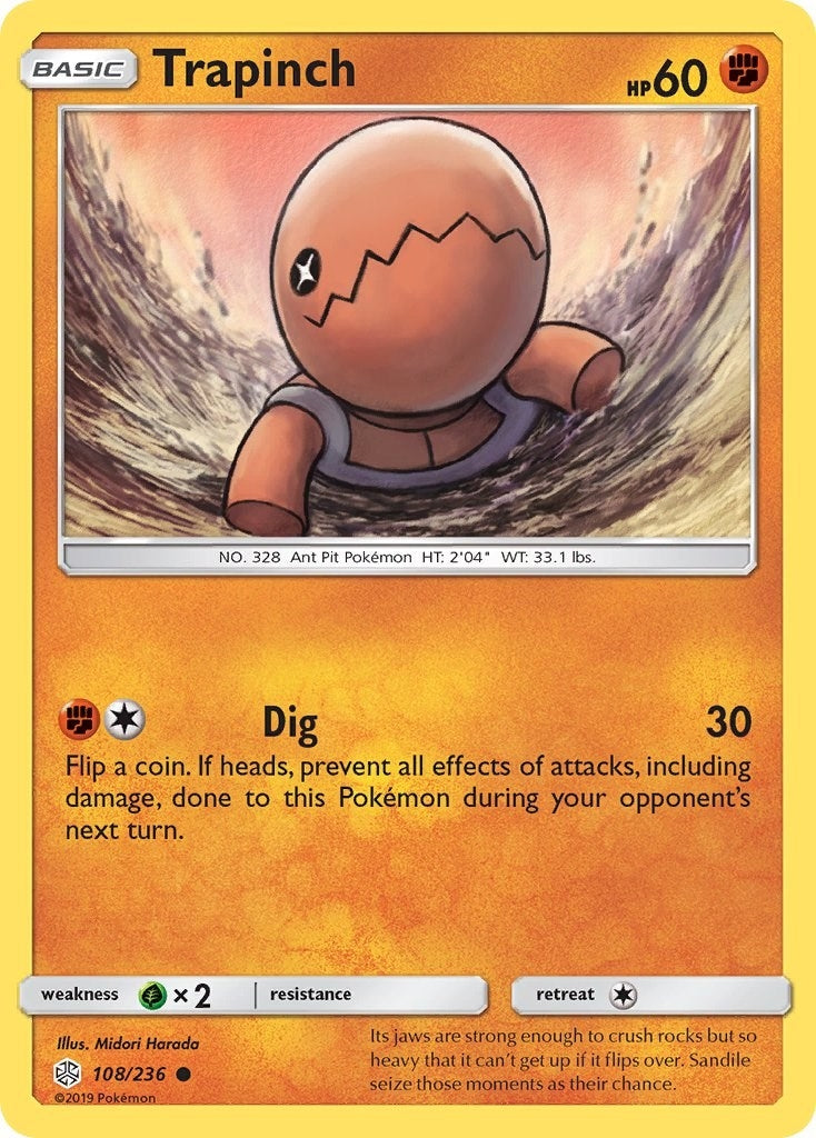 Image for Trapinch (108/236) (SM - Cosmic Eclipse) - Pokemon