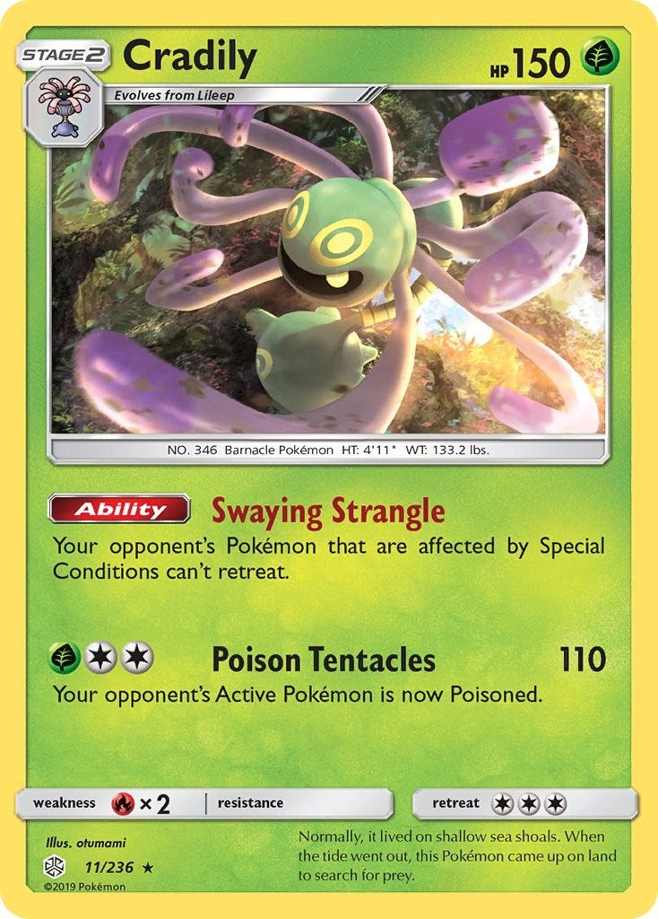 Image for Cradily (11/236) (SM - Cosmic Eclipse) - Pokemon