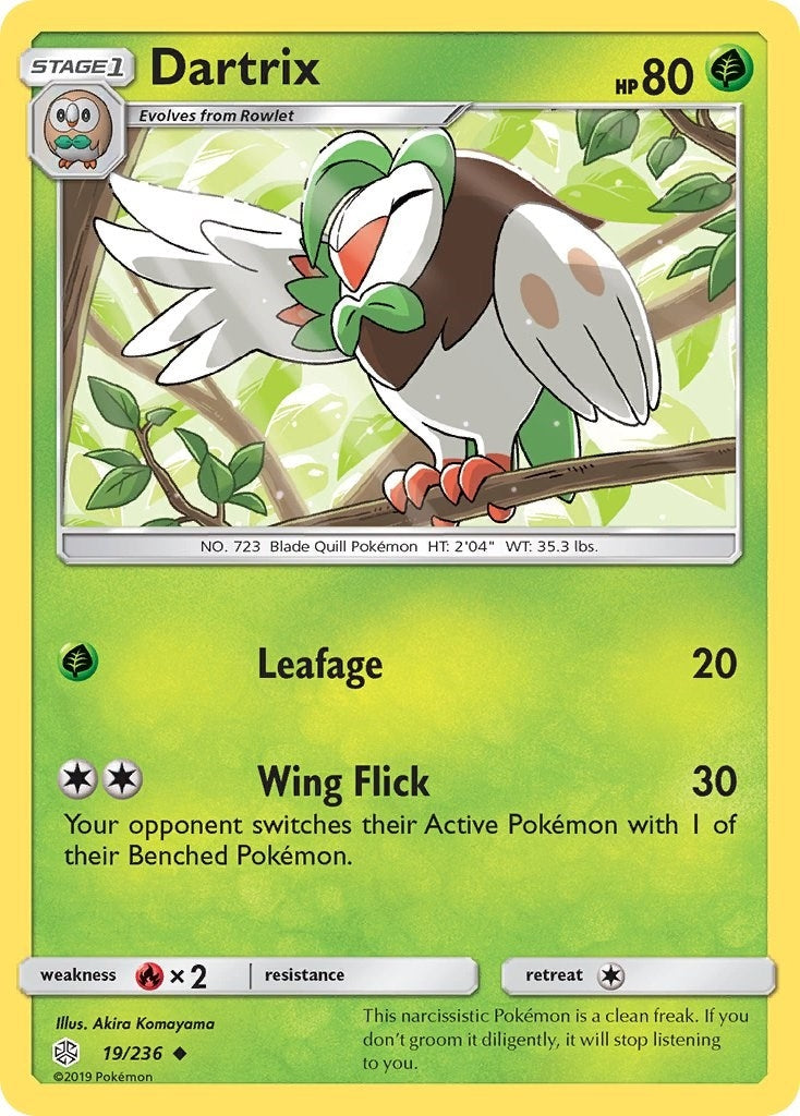Image for Dartrix (19/236) (SM - Cosmic Eclipse) - Pokemon