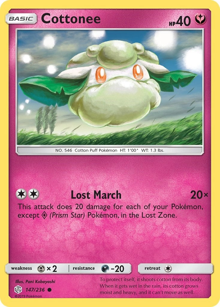 Image for Cottonee (147/236) (SM - Cosmic Eclipse) - Pokemon