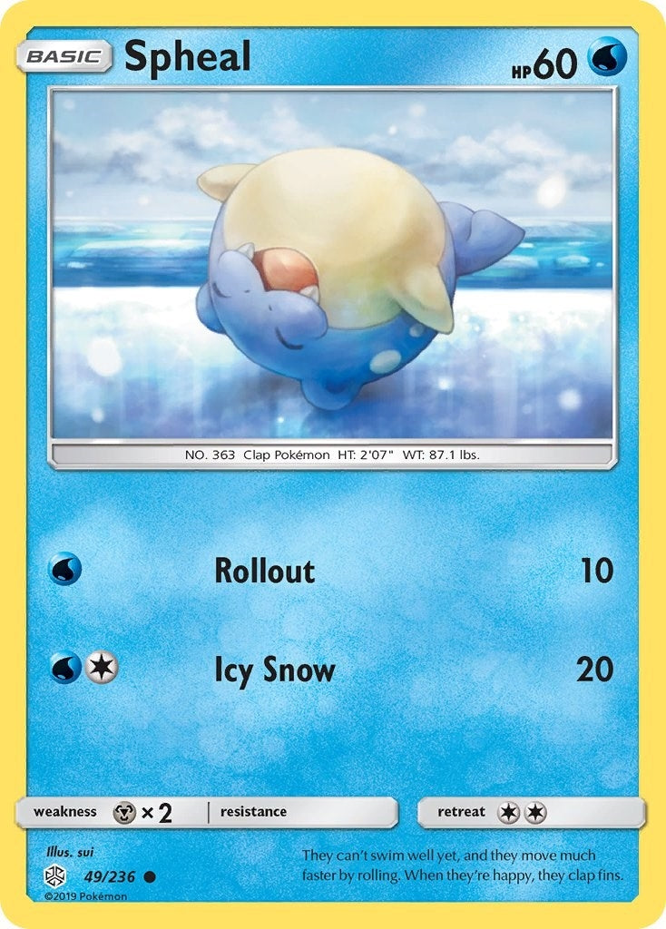 Image for Spheal (49/236) (SM - Cosmic Eclipse) - Pokemon