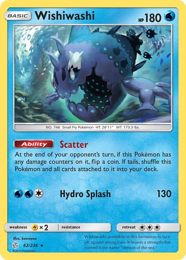 Image for Wishiwashi (62/236) (SM - Cosmic Eclipse) - Pokemon