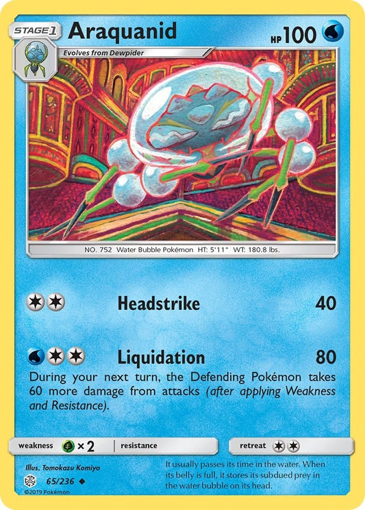 Image for Araquanid (65/236) (SM - Cosmic Eclipse) - Pokemon
