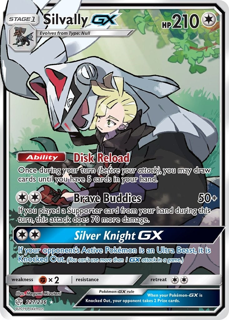 Image for Silvally GX (Full Art) (227/236) (SM - Cosmic Eclipse) - Pokemon
