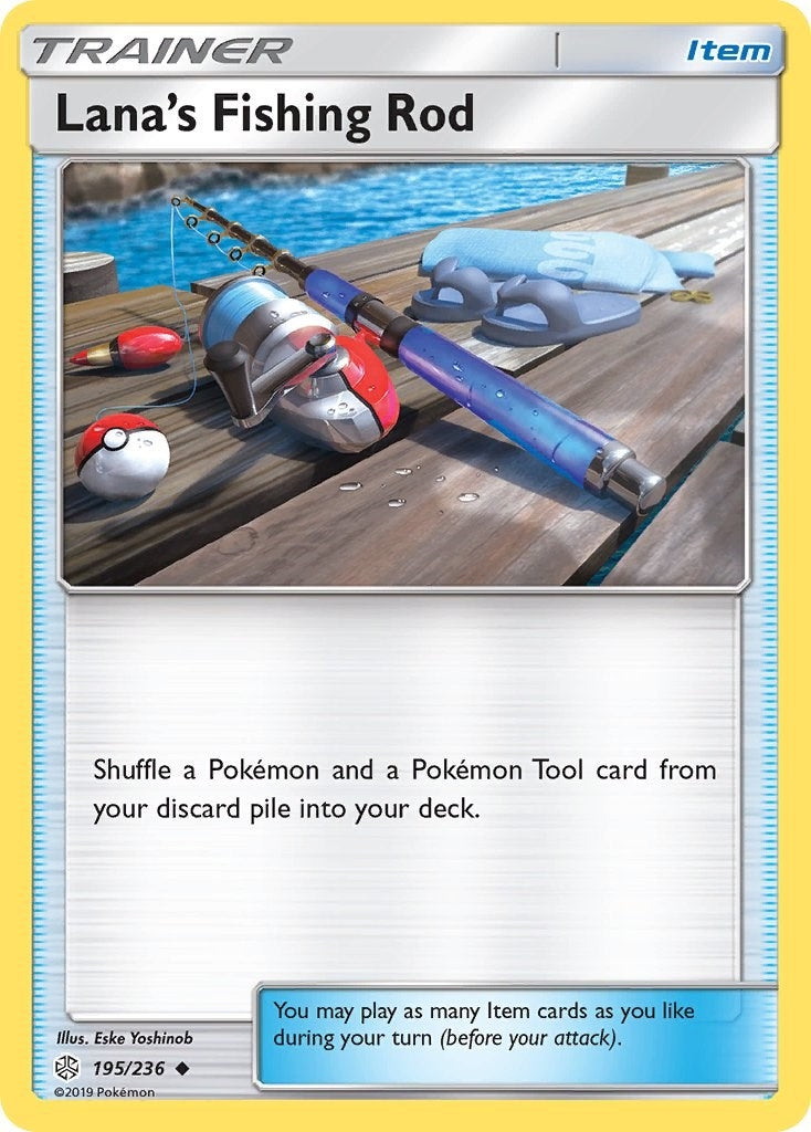 Image for Lana's Fishing Rod (195/236) (SM - Cosmic Eclipse) - Pokemon