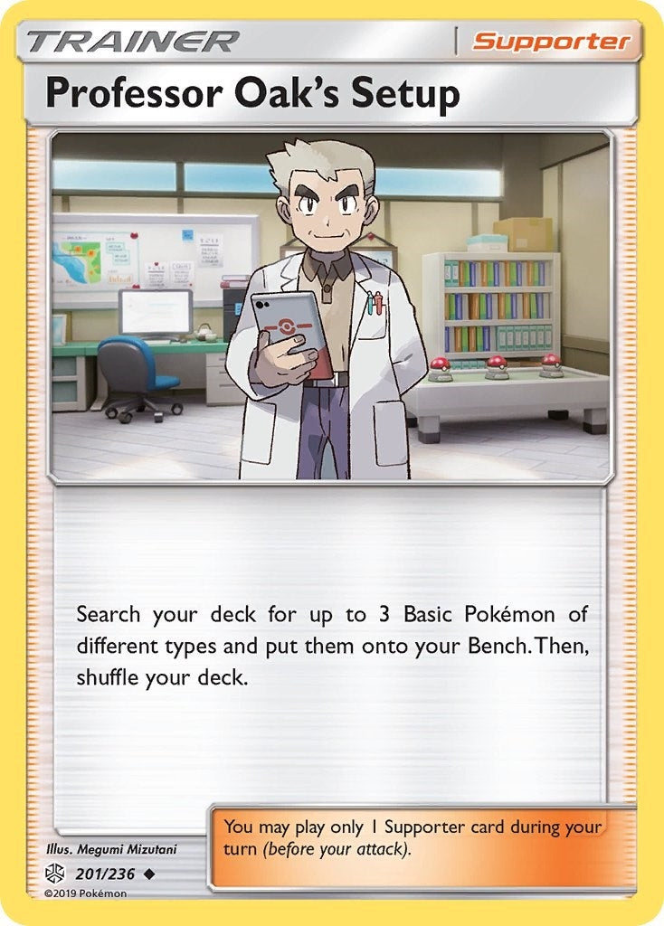 Image for Professor Oak's Setup (201/236) (SM - Cosmic Eclipse) - Pokemon