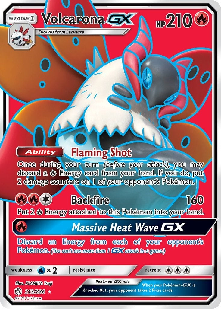 Image for Volcarona GX (Full Art) (213/236) (SM - Cosmic Eclipse) - Pokemon