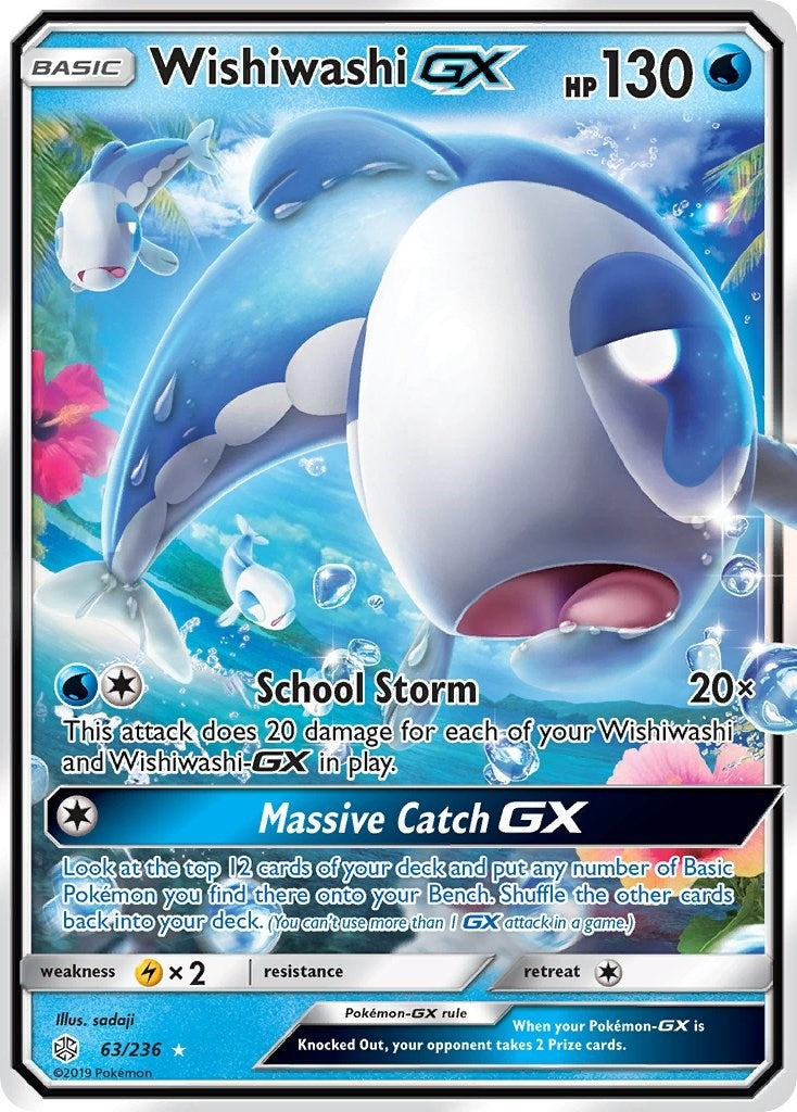 Image for Wishiwashi GX (63/236) (SM - Cosmic Eclipse) - Pokemon