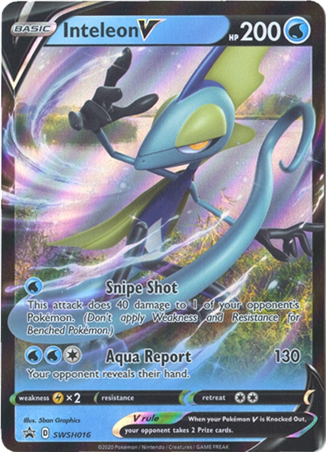 Image for Inteleon V - SWSH016 (SWSH016) (SWSH: Sword & Shield Promo Cards) - Pokemon