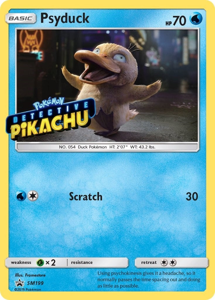 Image for Psyduck - SM199 (Detective Pikachu Stamped) (SM199) (SM Promos) - Pokemon