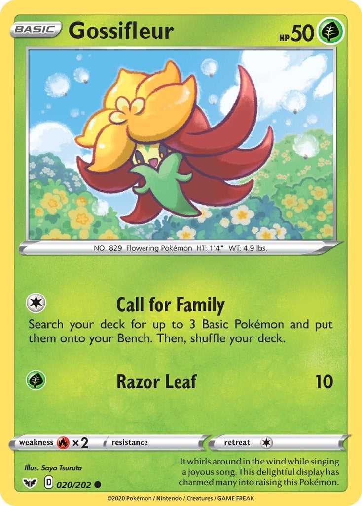 Image for Gossifleur (020/202) (SWSH01: Sword & Shield Base Set) - Pokemon