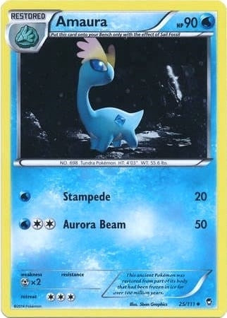 Image for Amaura - 25/111 (Cosmos Holo) (025/111) (Miscellaneous Cards & Products) - Pokemon