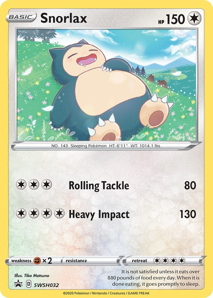 Image for Snorlax - SWSH032 (SWSH032) (SWSH: Sword & Shield Promo Cards) - Pokemon