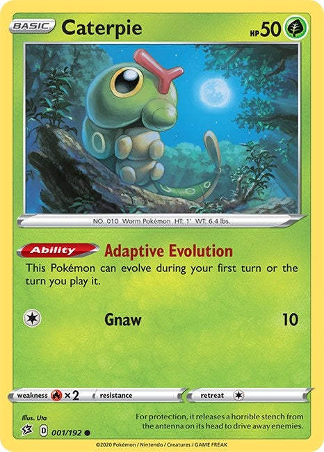 Image for Caterpie (001/192) (SWSH02: Rebel Clash) - Pokemon