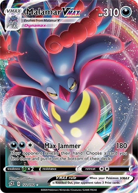 Image for Malamar VMAX (122/192) (SWSH02: Rebel Clash) - Pokemon