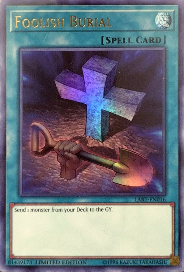 Image for Foolish Burial (LART-EN016) (The Lost Art Promotion) (LART) - YuGiOh