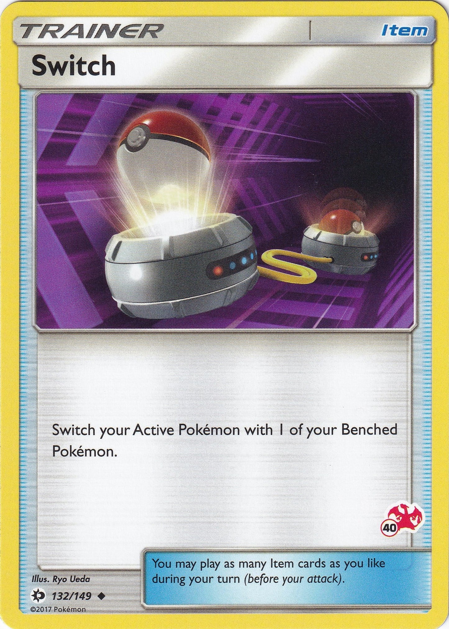 Image for Switch - 132/149 (#40 Charizard Stamped) (132/149) (Battle Academy) - Pokemon