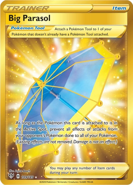 Image for Big Parasol (Secret) (199/189) (SWSH03: Darkness Ablaze) - Pokemon