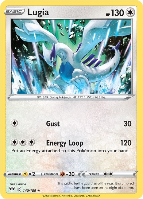 Image for Lugia (140/189) (SWSH03: Darkness Ablaze) - Pokemon