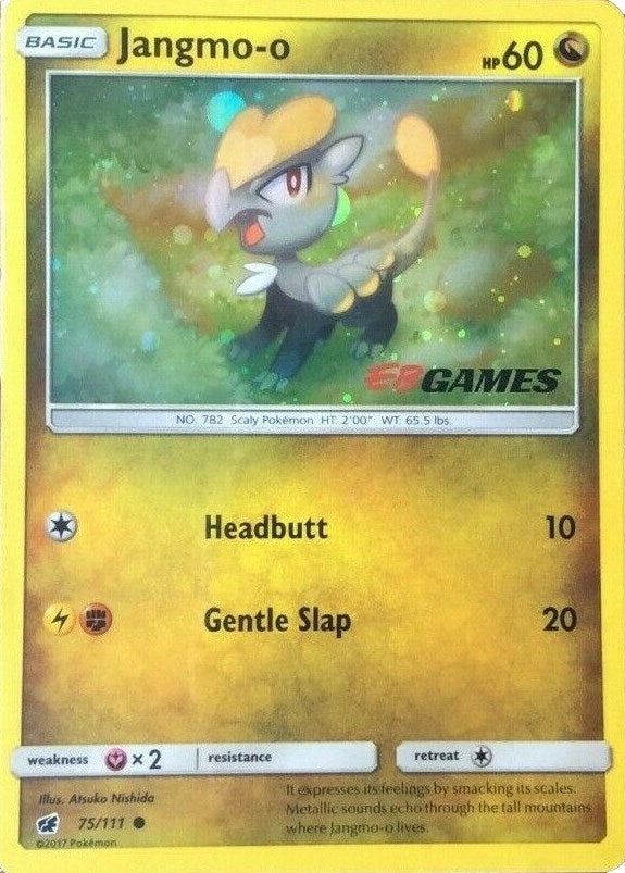 Image for Jangmo-o - 75/111 (Cosmos Holo) (EB Games Promo) (075/111) (Miscellaneous Cards & Products) - Pokemon