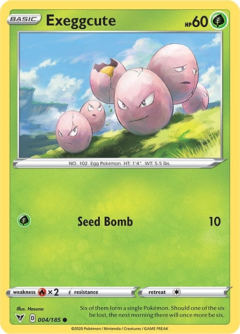 Image for Exeggcute (004/185) (SWSH04: Vivid Voltage) - Pokemon