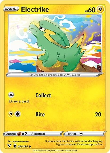 Image for Electrike (051/185) (SWSH04: Vivid Voltage) - Pokemon
