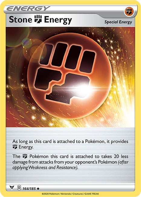 Image for Stone Fighting Energy (164/185) (SWSH04: Vivid Voltage) - Pokemon